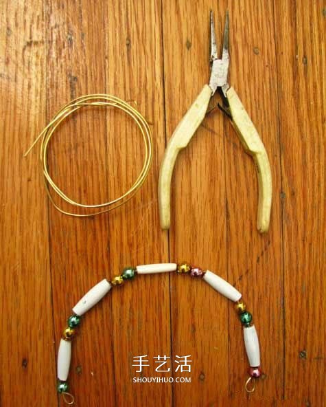 DIY串珠花籃的方法圖解 別針串珠花籃的做法 -  rpnrmr.com