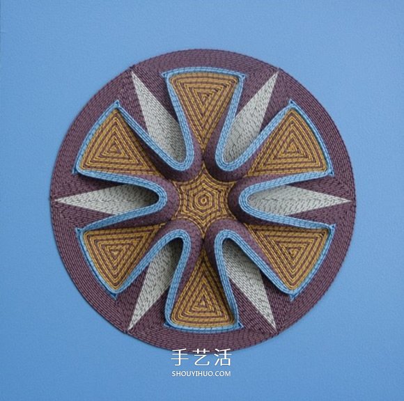 交錯(cuò)縱橫的幾何紙編作品 一起進(jìn)入冥想時(shí)間吧！ -  rpnrmr.com