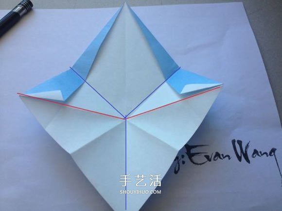 怎么折紙翼龍的折法 手工折紙翼龍圖解教程 -  rpnrmr.com