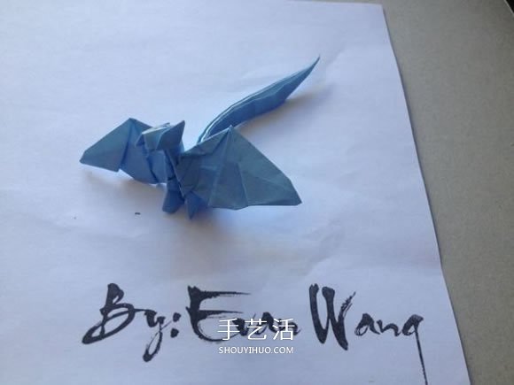 怎么折紙翼龍的折法 手工折紙翼龍圖解教程 -  rpnrmr.com