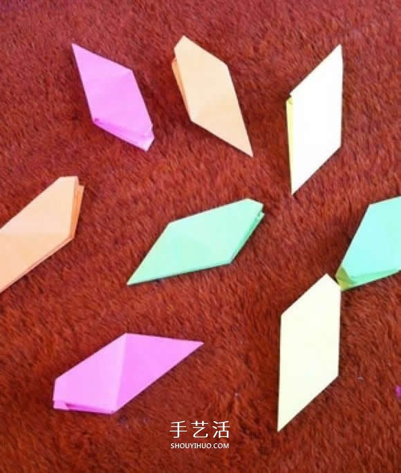 八角飛鏢怎么折圖解 手工折紙八角飛鏢疊法 -  rpnrmr.com