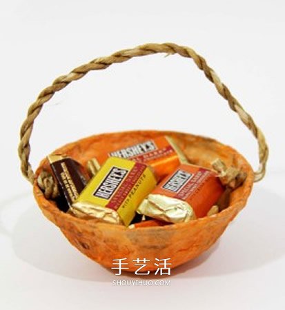 一次性塑料碗廢物利用 手工制作漂亮禮物籃子 -  rpnrmr.com