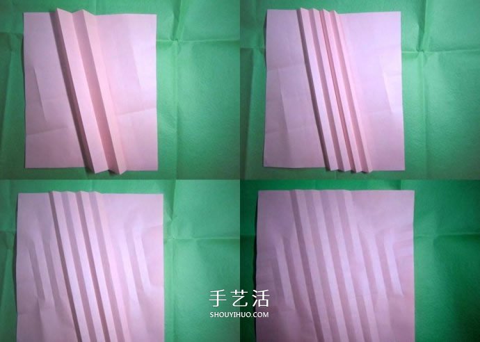 酒杯玫瑰的折法圖解 手工折紙酒杯玫瑰過程 -  rpnrmr.com