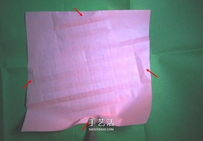酒杯玫瑰的折法圖解 手工折紙酒杯玫瑰過程 -  rpnrmr.com