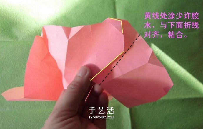酒杯玫瑰的折法圖解 手工折紙酒杯玫瑰過程 -  rpnrmr.com