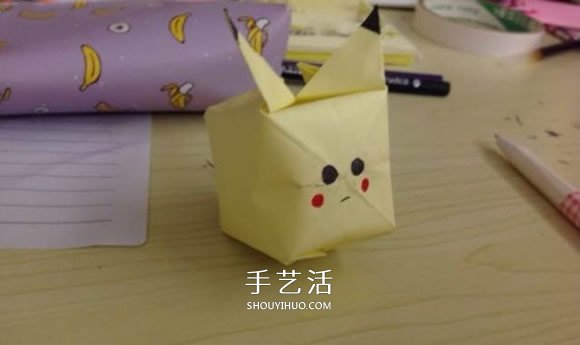怎么折紙皮卡丘的方法 兒童皮卡丘折法圖解 -  rpnrmr.com