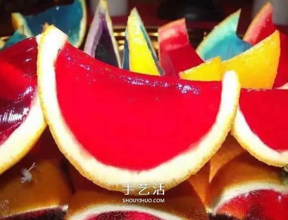 橘子皮手工制作可愛(ài)果凍西瓜的方法圖解教程 -  rpnrmr.com