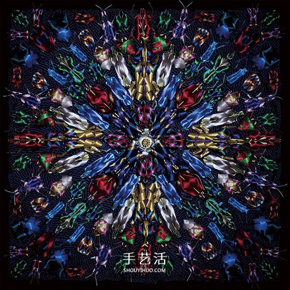 炫目的緞帶DIY 用緞帶創(chuàng)作各種動物和海洋生物 -  rpnrmr.com