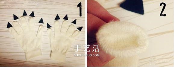 貓爪手套的制作方法 自制兒童貓爪玩具教程 -  rpnrmr.com