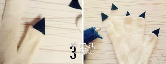 貓爪手套的制作方法 自制兒童貓爪玩具教程 -  rpnrmr.com