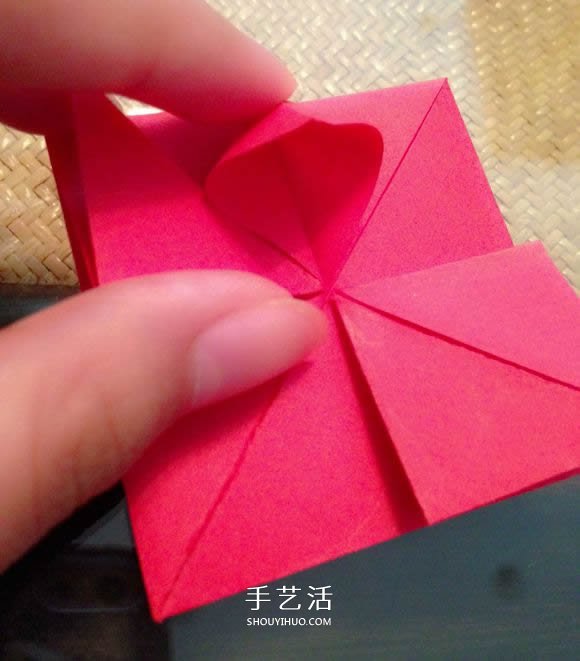 心花怒放愛心的折法 折紙心花怒放圖解教程 -  rpnrmr.com