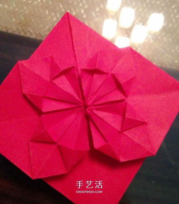 心花怒放愛心的折法 折紙心花怒放圖解教程 -  rpnrmr.com