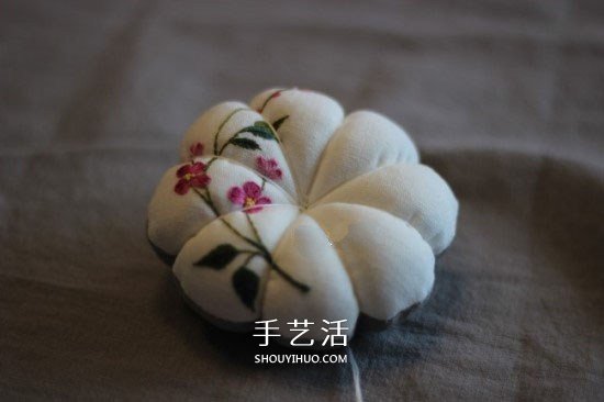 可愛南瓜針插的做法 DIY布藝針插制作圖解 -  rpnrmr.com