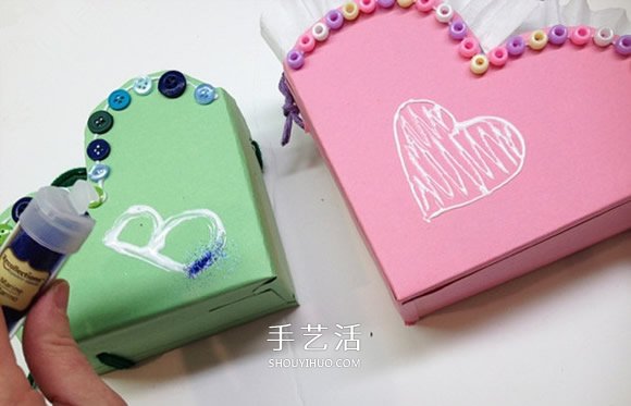 幼兒園玩具包的做法 廢紙盒制作愛心玩具包包 -  rpnrmr.com