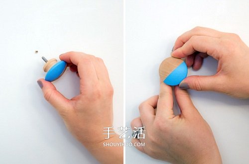 用木扣自制掛鉤的方法 簡單又好看掛鉤DIY教程 -  rpnrmr.com
