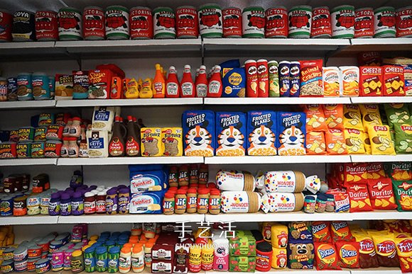 Lucy Sparrow的雜貨店 所有食品都是羊毛氈制作 -  rpnrmr.com