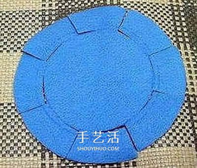 不織布可愛章魚的做法 布藝手工制作章魚玩偶 -  rpnrmr.com