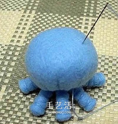 不織布可愛章魚的做法 布藝手工制作章魚玩偶 -  rpnrmr.com