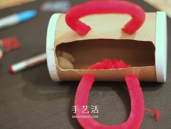 幼兒玩具包包的做法 廢紙盒制作手提包玩具 -  rpnrmr.com