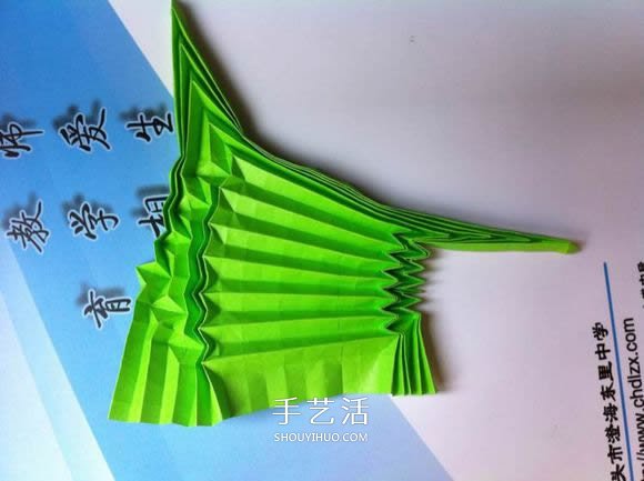 蛇腹蝴蝶的折法圖解 折紙美麗蝴蝶的方法教程 -  rpnrmr.com