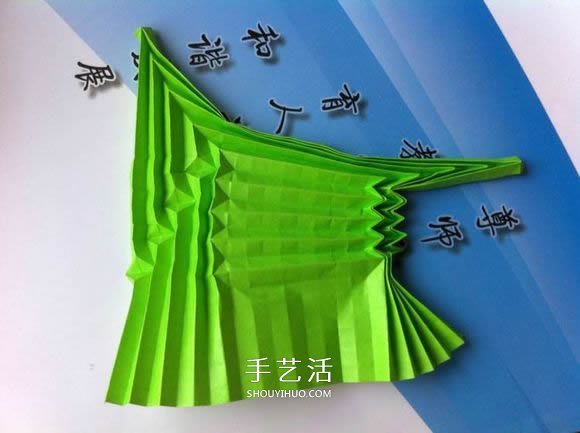 蛇腹蝴蝶的折法圖解 折紙美麗蝴蝶的方法教程 -  rpnrmr.com