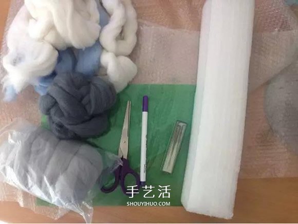 羊毛氈鯊魚鑰匙包DIY 羊毛氈鑰匙包的制作方法 -  rpnrmr.com