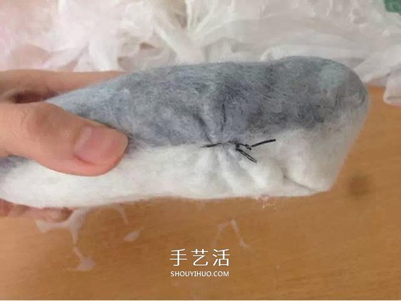 羊毛氈鯊魚鑰匙包DIY 羊毛氈鑰匙包的制作方法 -  rpnrmr.com