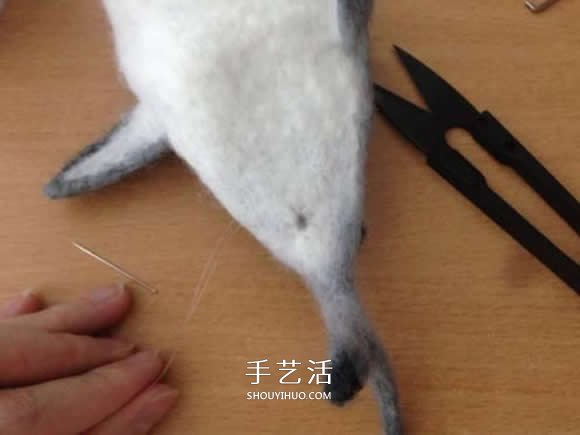 羊毛氈鯊魚鑰匙包DIY 羊毛氈鑰匙包的制作方法 -  rpnrmr.com