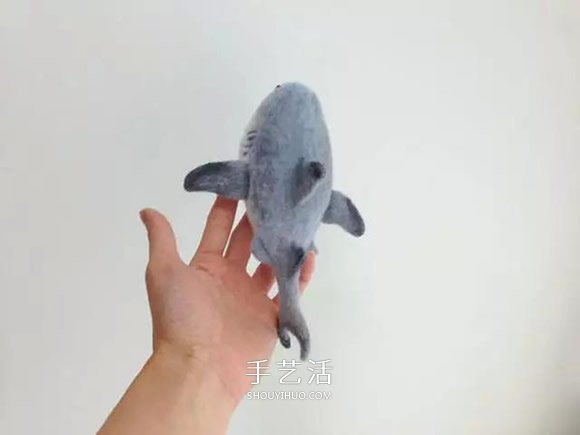 羊毛氈鯊魚鑰匙包DIY 羊毛氈鑰匙包的制作方法 -  rpnrmr.com