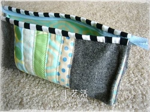 手工拼布筆袋教程圖解 不織布筆袋制作圖解法 -  rpnrmr.com