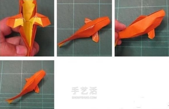 錦鯉魚的折法步驟圖 折紙錦鯉的方法圖解 -  rpnrmr.com