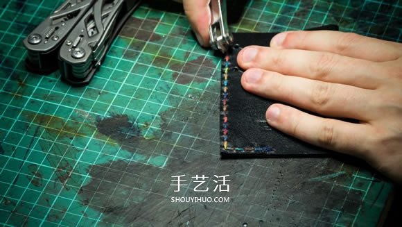 皮卡包制作方法圖解 自制皮革卡包帶圖紙 -  rpnrmr.com