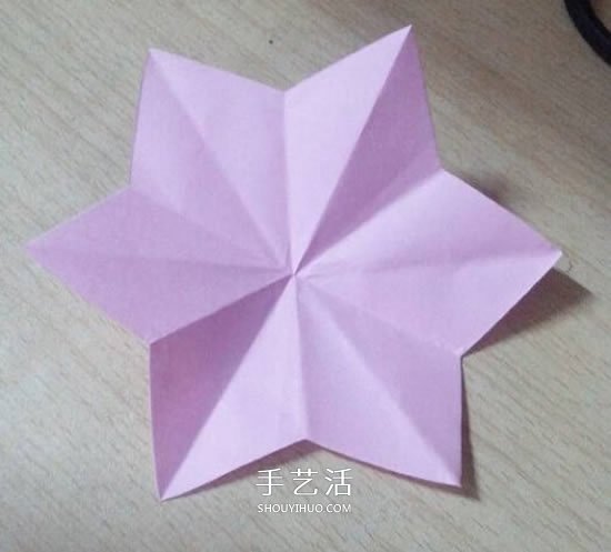 六瓣百合花折紙圖解 折紙六瓣百合的方法教程 -  rpnrmr.com