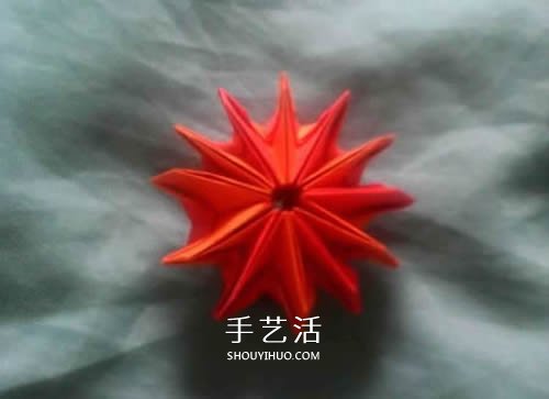 手工紙煙花的折法圖解 折紙煙花的方法步驟圖 -  rpnrmr.com