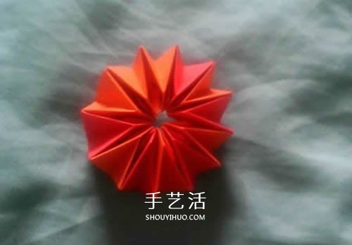 手工紙煙花的折法圖解 折紙煙花的方法步驟圖 -  rpnrmr.com