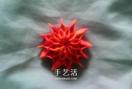 手工紙煙花的折法圖解 折紙煙花的方法步驟圖 -  rpnrmr.com