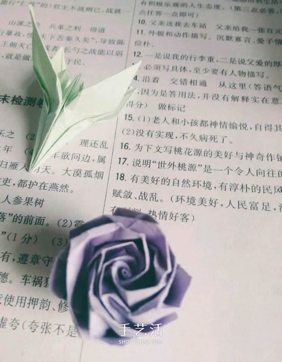 貝利爾玫瑰的折法圖解 怎么折紙貝利爾玫瑰 -  rpnrmr.com