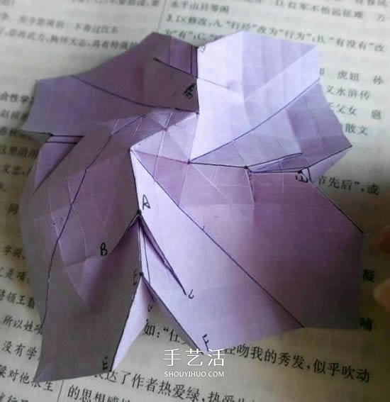 貝利爾玫瑰的折法圖解 怎么折紙貝利爾玫瑰 -  rpnrmr.com