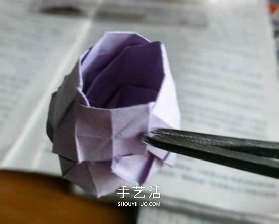 貝利爾玫瑰的折法圖解 怎么折紙貝利爾玫瑰 -  rpnrmr.com