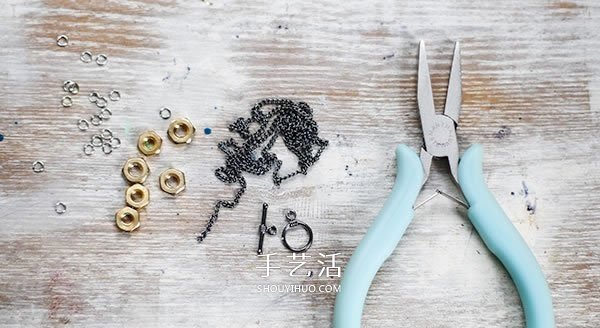 六角螺帽手鏈DIY教程 螺帽做手鏈的手工圖解 -  rpnrmr.com