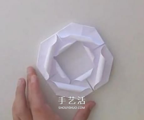 扁平玫瑰花的折法圖解 組合式平玫瑰折紙教程 -  rpnrmr.com
