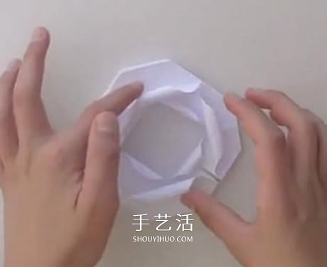 扁平玫瑰花的折法圖解 組合式平玫瑰折紙教程 -  rpnrmr.com
