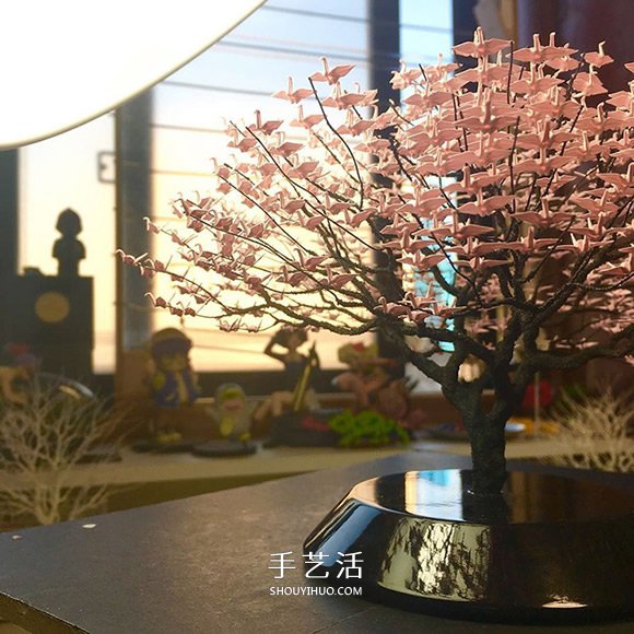 生長祝福的枝枒！1000 只千紙鶴佇足的盆栽樹 -  rpnrmr.com