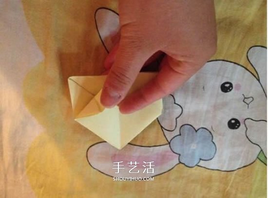 四瓣花折紙圖解教程 手工折疊四瓣花的方法 -  rpnrmr.com