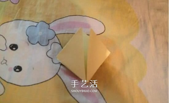 四瓣花折紙圖解教程 手工折疊四瓣花的方法 -  rpnrmr.com