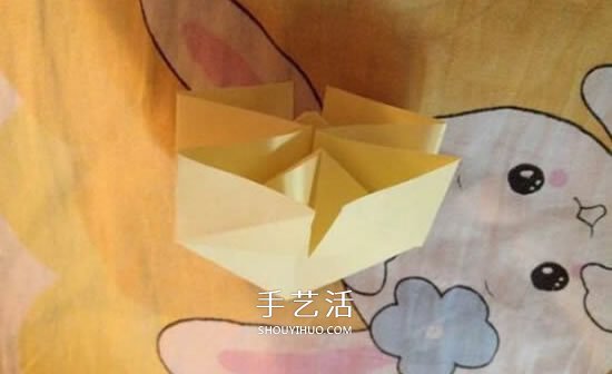 四瓣花折紙圖解教程 手工折疊四瓣花的方法 -  rpnrmr.com