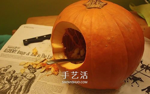 感恩節(jié)南瓜燈雕刻制作 多層萬圣節(jié)南瓜燈DIY -  rpnrmr.com