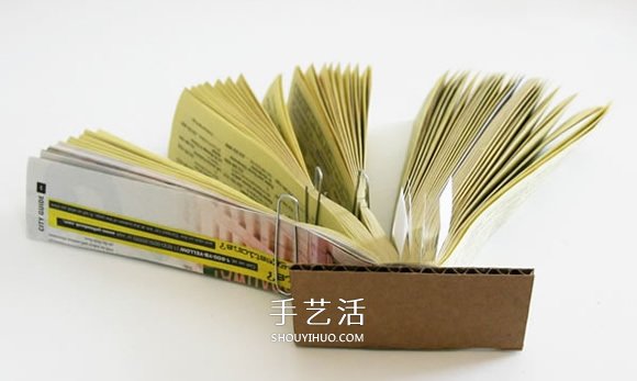 舊電話本改造便簽夾 花叢便簽夾DIY制作教程 -  rpnrmr.com