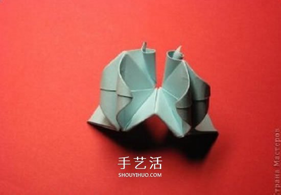 綠蘿魔靈花球的折法圖解 折紙綠蘿魔靈花球教程 -  rpnrmr.com