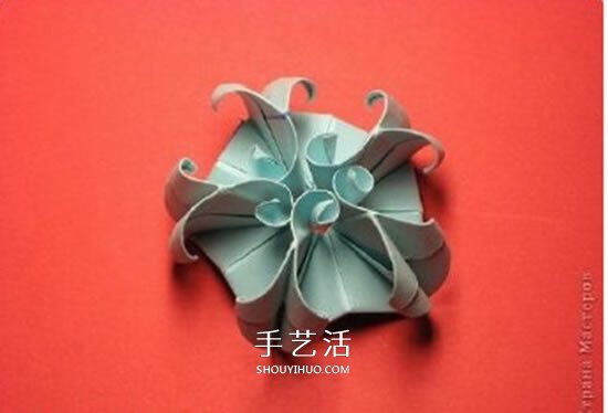 綠蘿魔靈花球的折法圖解 折紙綠蘿魔靈花球教程 -  rpnrmr.com